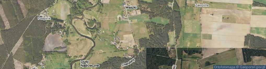 Zdjęcie satelitarne Dudy Nadrzeczne ul.